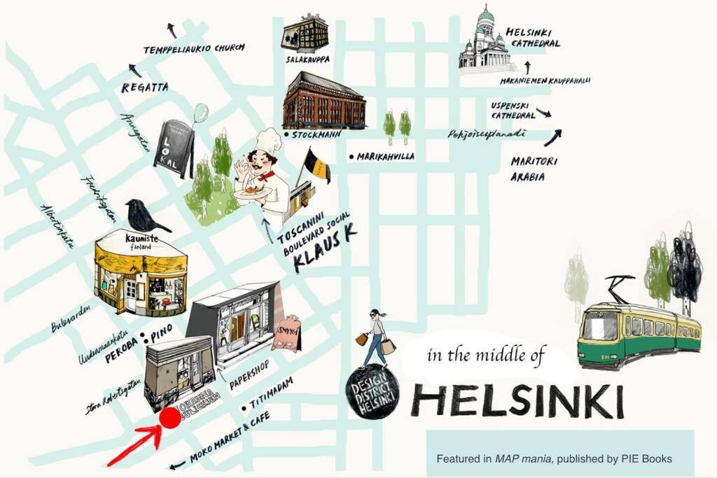 Huoneisto Scandinavian 2-rooms Center Helsinki