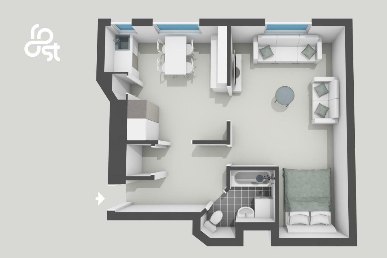 Magnificent Sea View! Luminous 1 Bedroom For Max 4 Helsinki