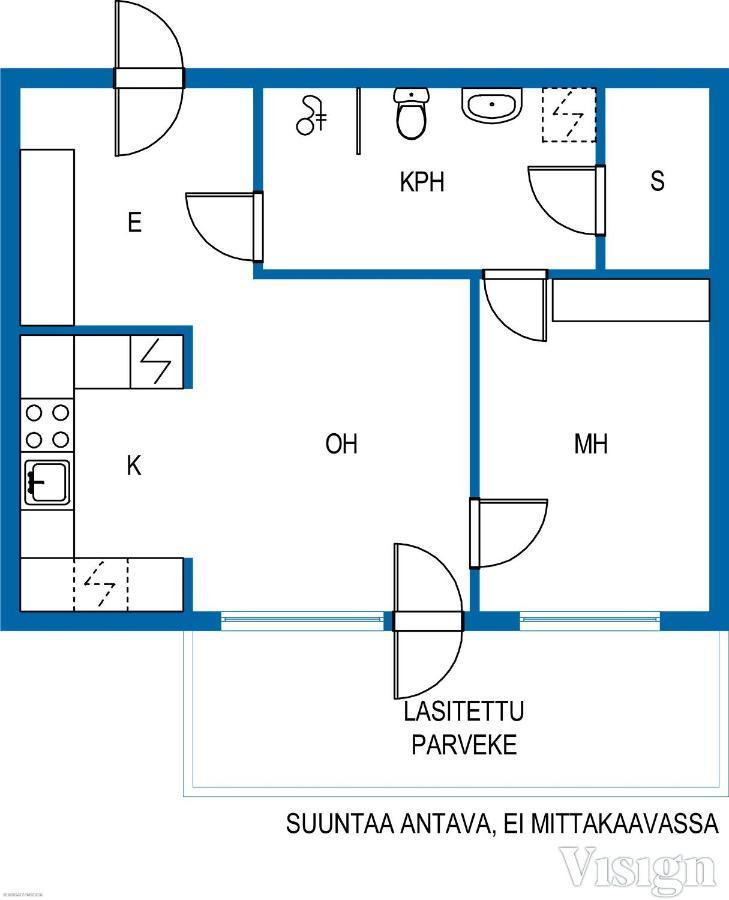 Huoneisto 2ndhomes Stylish 1br With Balcony And Sauna In Kamppi Center *