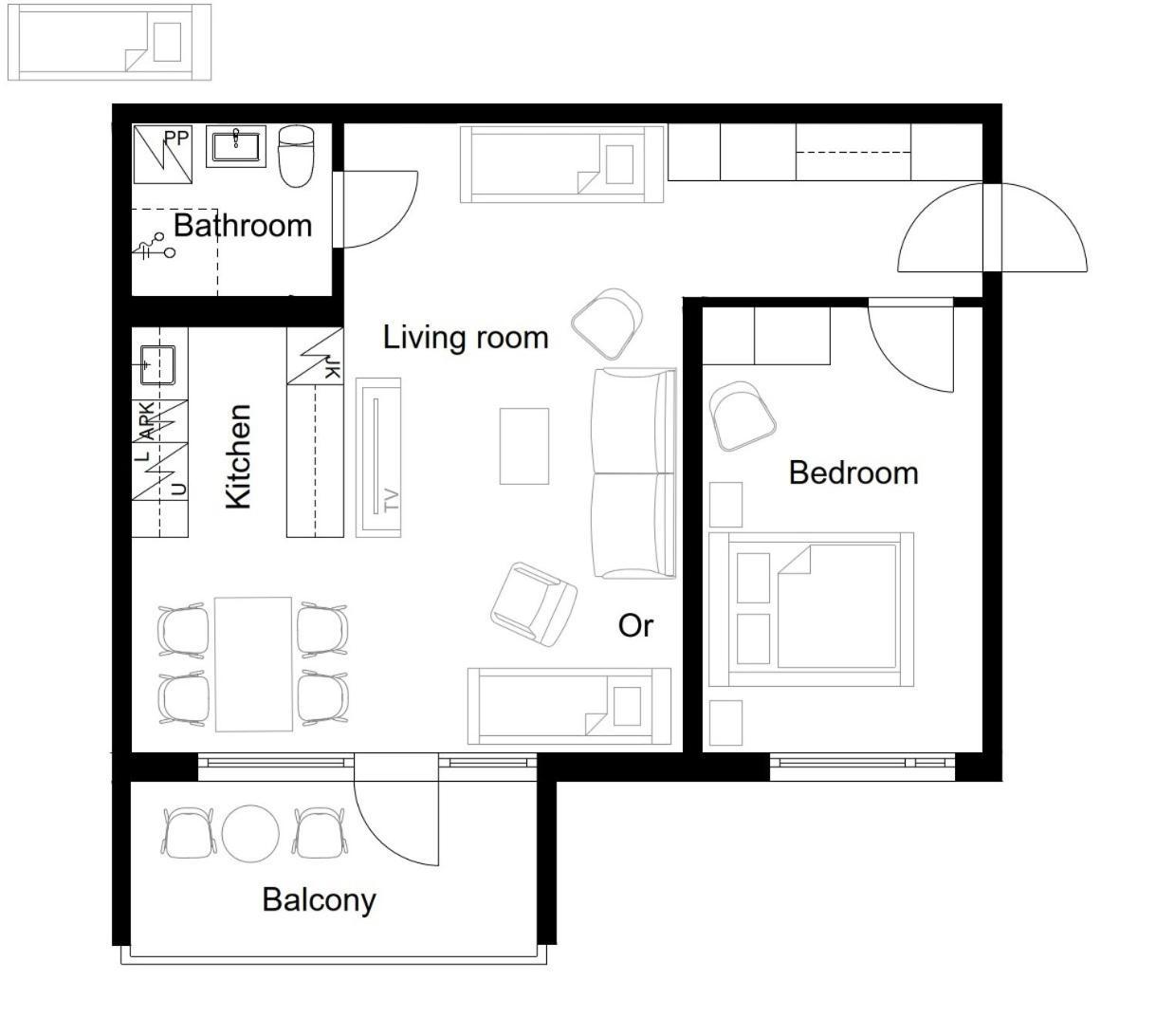 Top Floor 51m2, Balcony, 150 M Wifi, Free Own Parking Place, 300m Metro Huoneisto