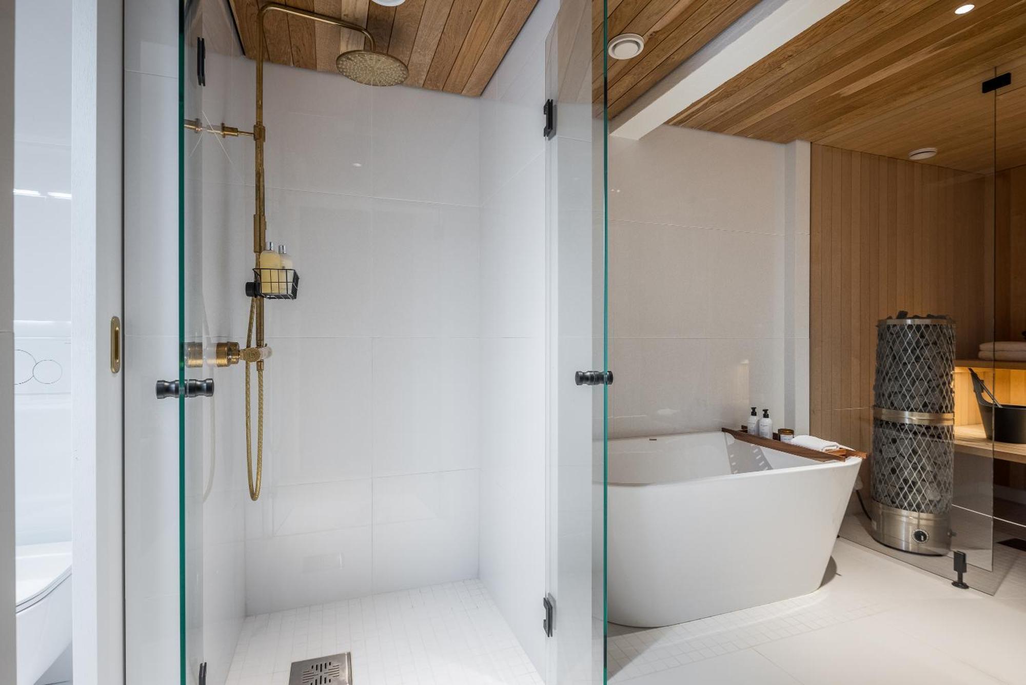 Huoneisto Scandinavian Design Townhouse With Private Sauna