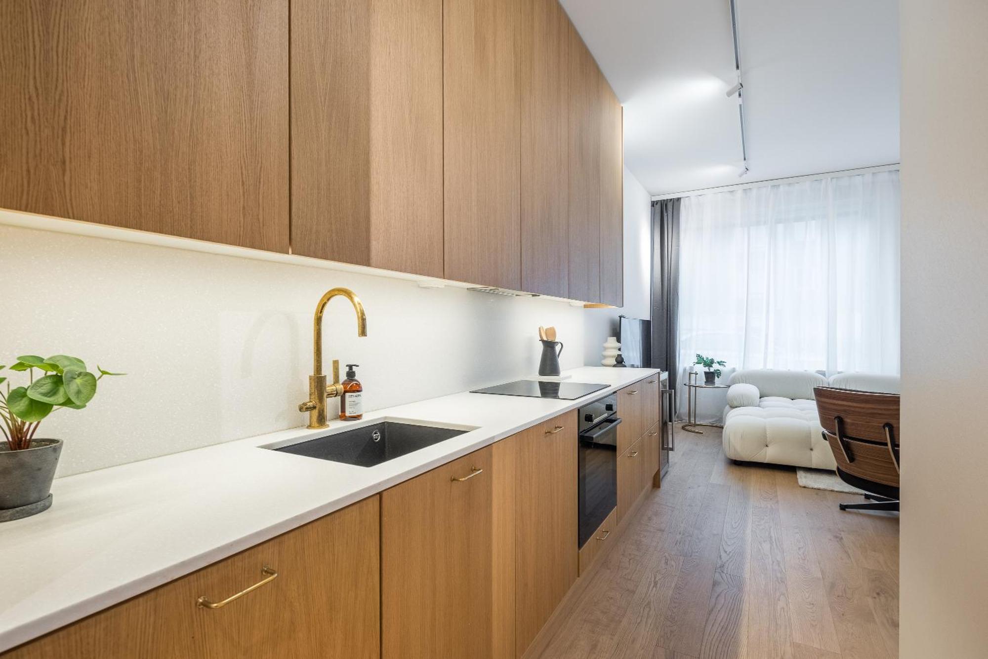 Huoneisto Scandinavian Design Townhouse With Private Sauna *