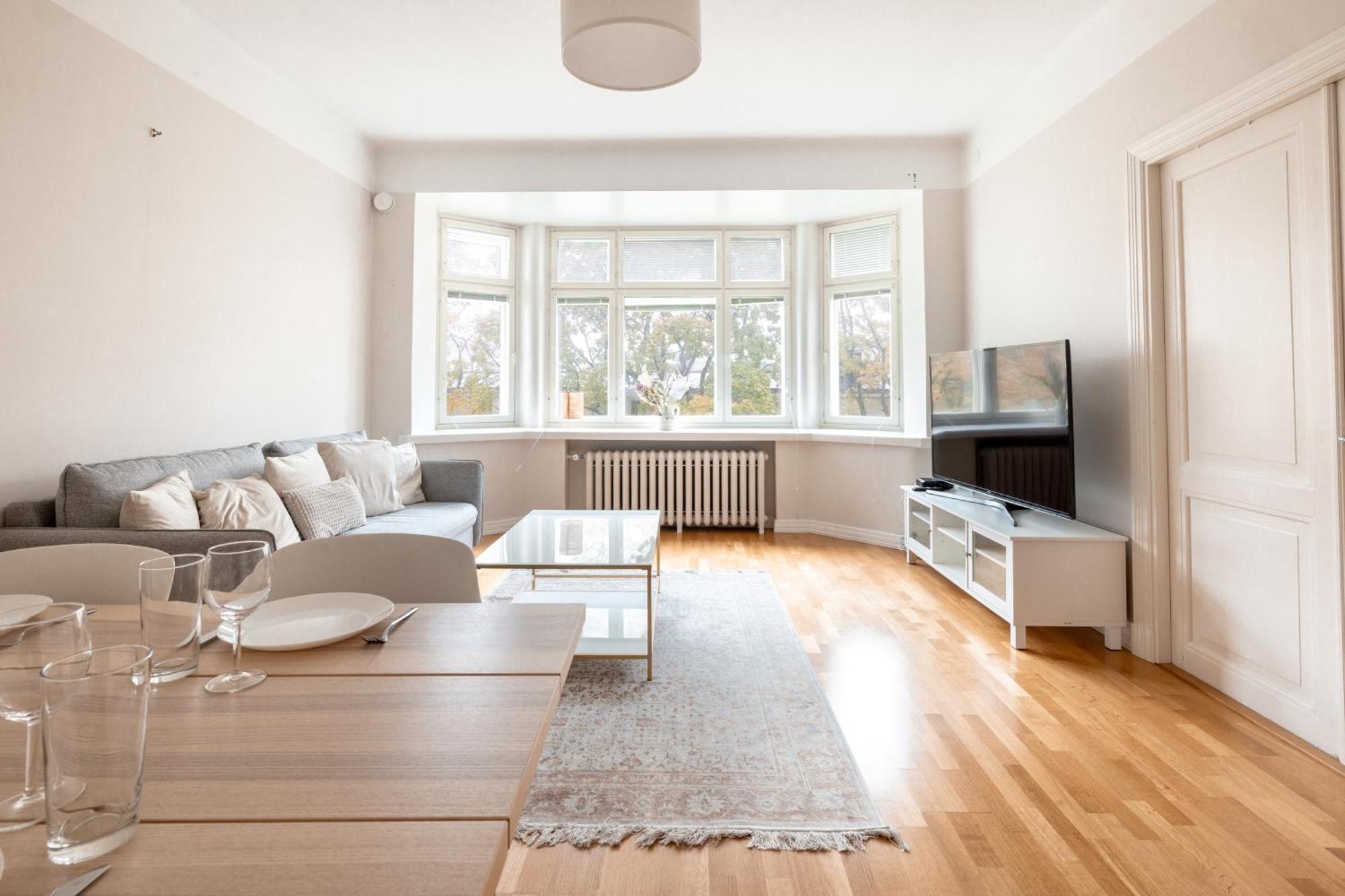 Huoneisto Poista 2ndhomes 117 M2 Bright Top Floor 3 Bedroom With Sauna In Center Helsinki