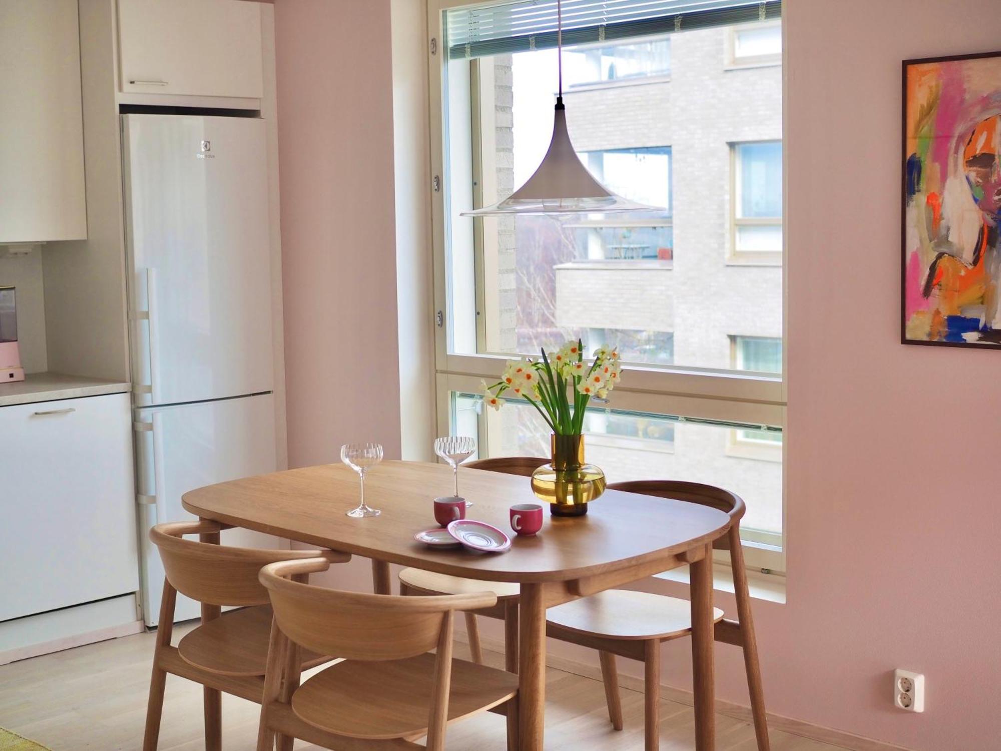 Candy-colored Two-room With Sweet Views Helsinki