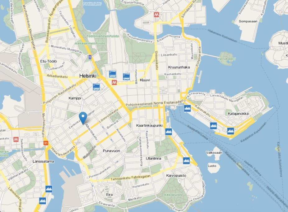 Self Check-in Cozy Studio Near Kamppi Metro, Hietaranta Beach! Huoneisto *