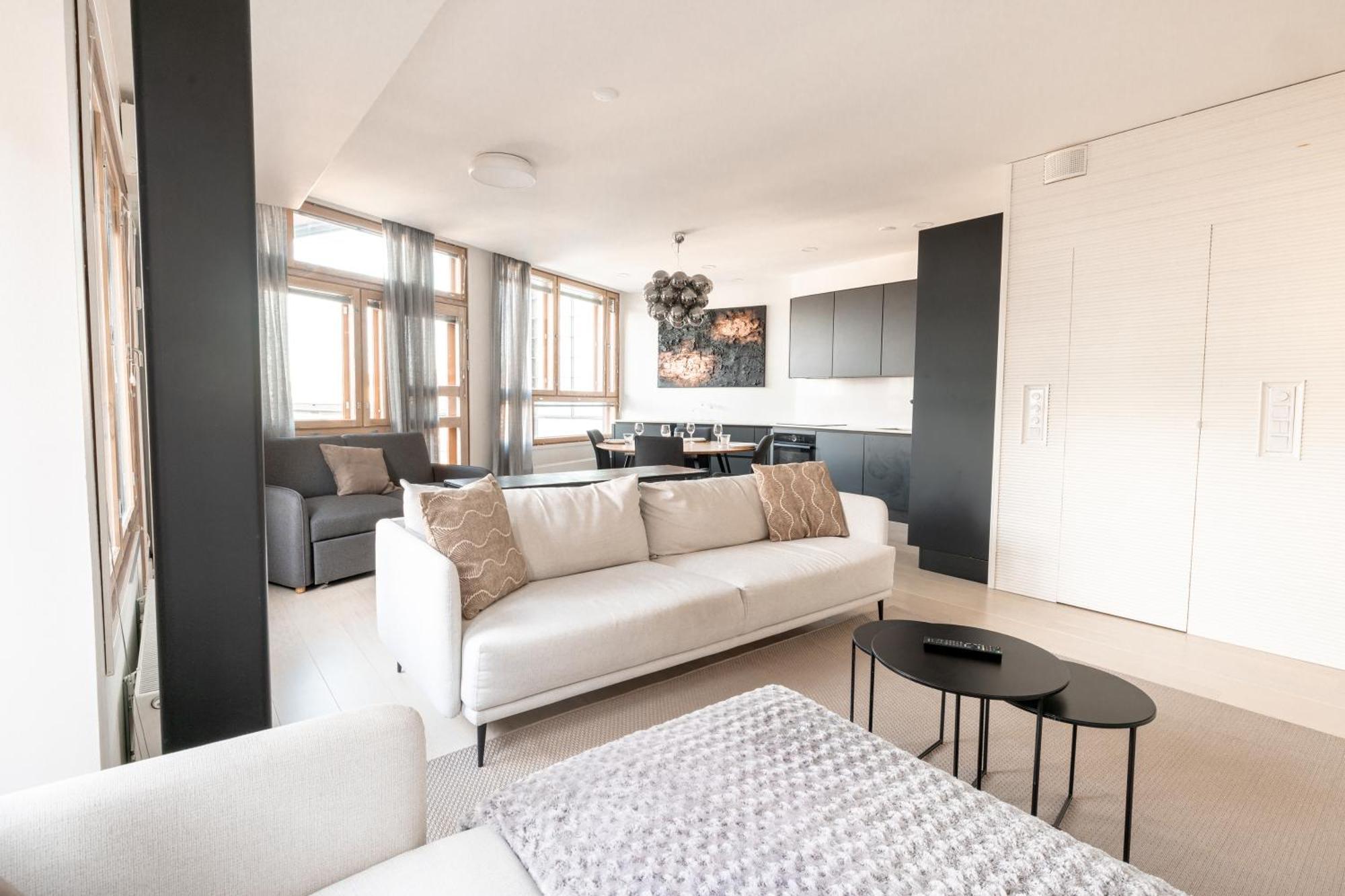 Huoneisto 2ndhomes Glorious 1br With Sauna In Kamppi Center