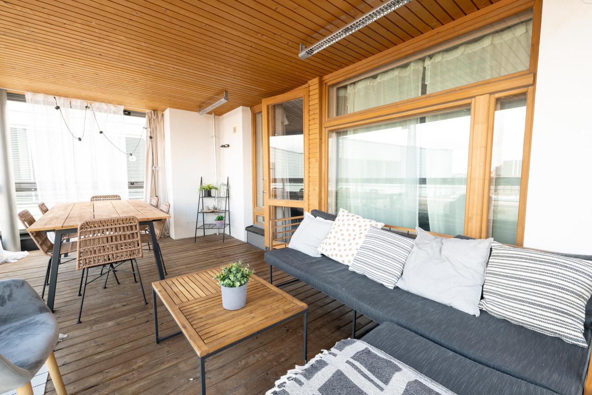 2ndhomes Luxurious 2br With Rooftop Terrace & Sauna In Kamppi Center *