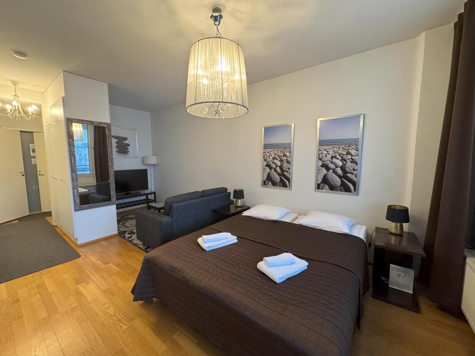 41 M2 With Sauna, View And Balcony To The Park Saunallinen Yksioe *