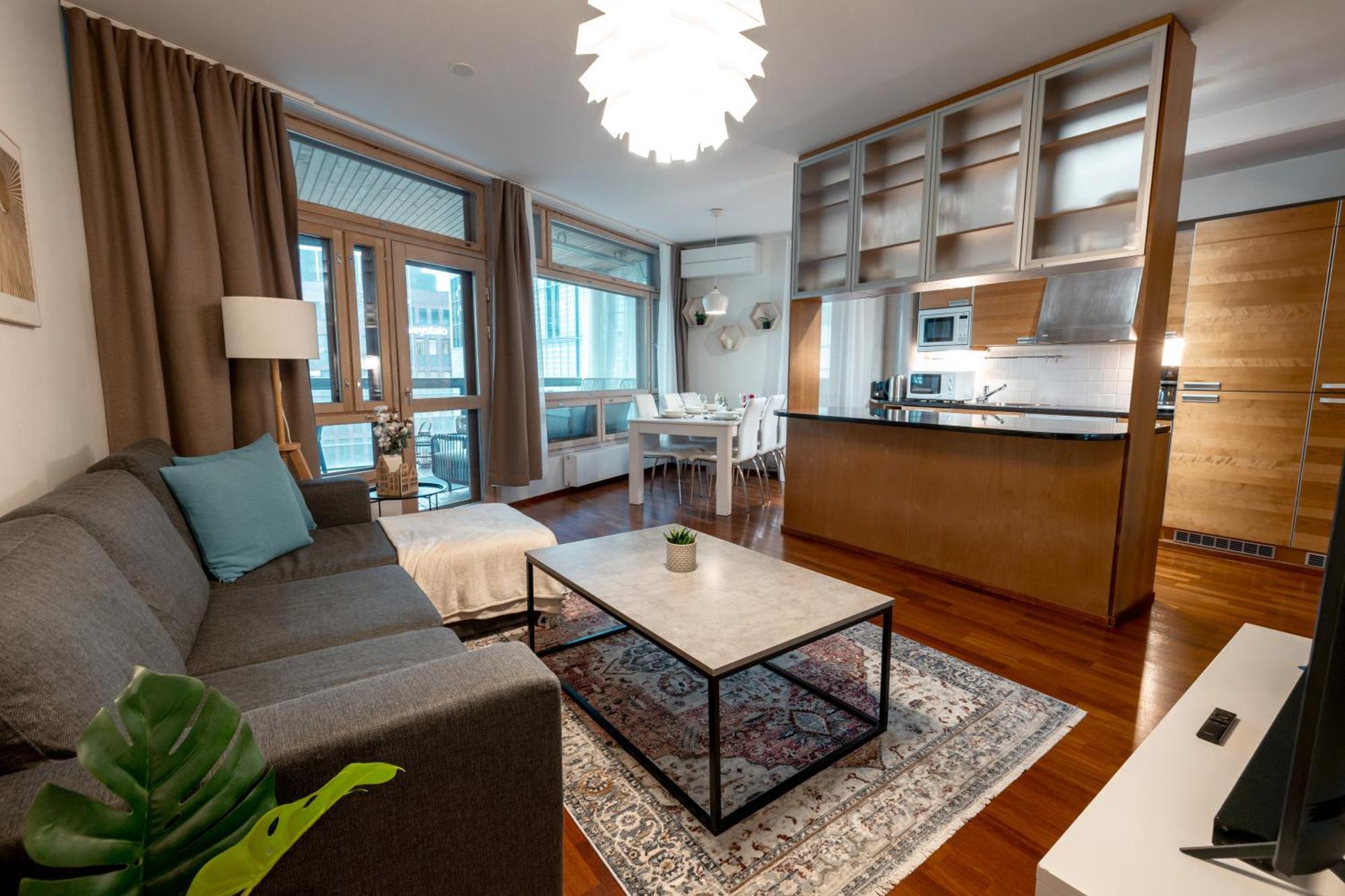 2ndhomes Luxurious Kamppi Center With Sauna & Balcony * Helsinki