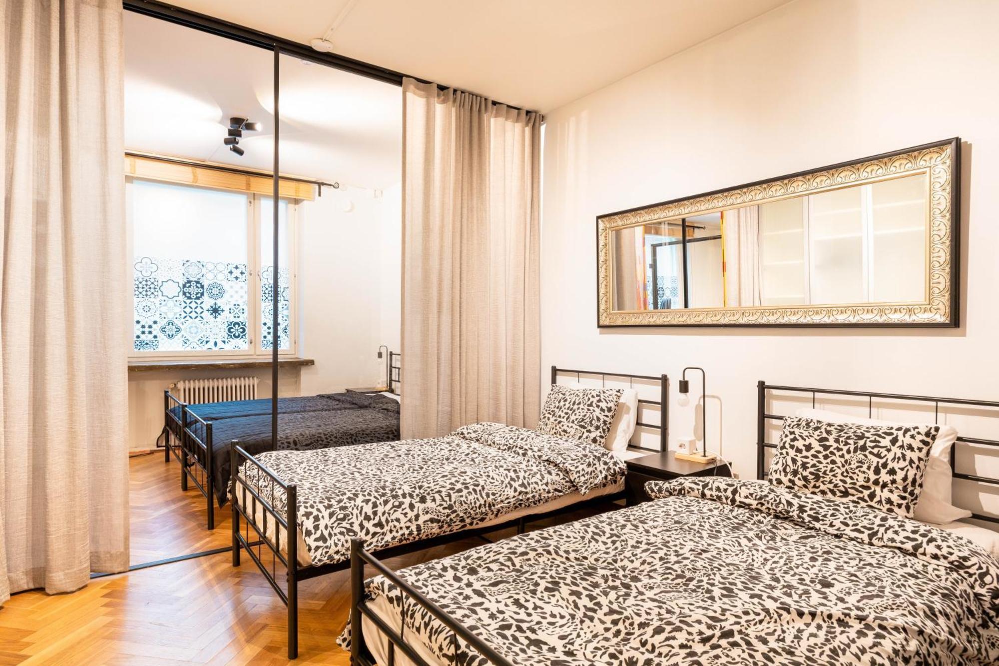 Huoneisto Great Location & Transport Connections With All Amenities 1-8 People Free Continental Breakfast Wifi Coffee &Tea Helsinki