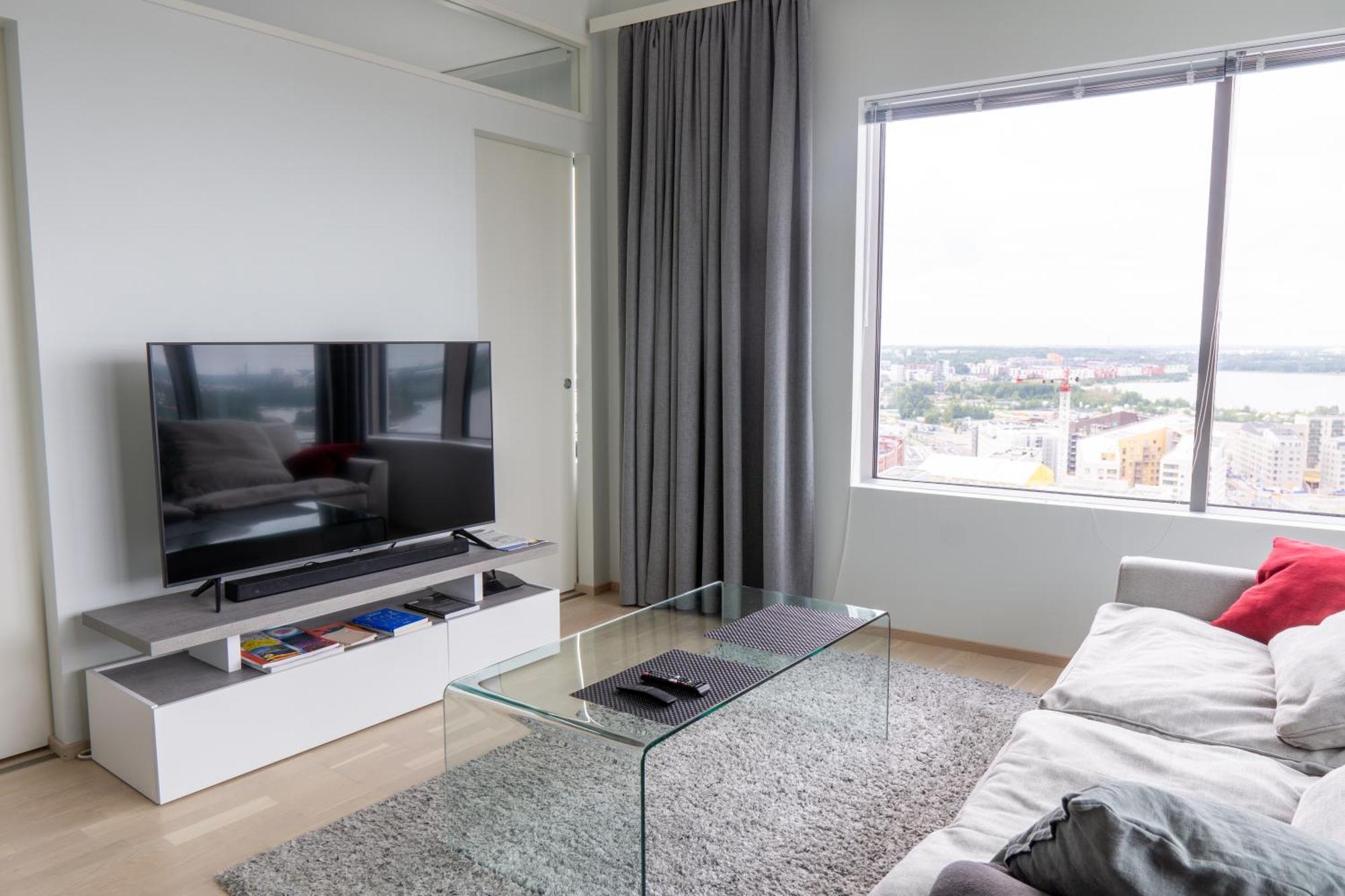 18th Floor High Point 1 Bdr With View - Free Garage Parking * Helsinki