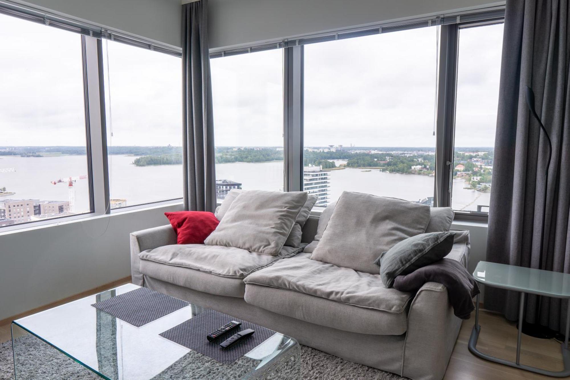 18th Floor High Point 1 Bdr With View - Free Garage Parking Helsinki